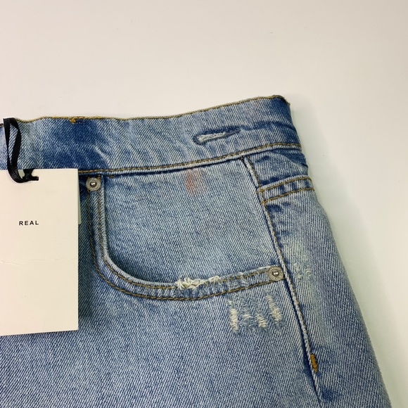 Zara Reconstructed Pant Denim Skirt Sz S Plus C-32 - Picture 5 of 8